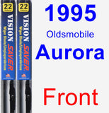 Front Wiper Blade Pack for 1995 Oldsmobile Aurora - Vision Saver