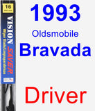 Driver Wiper Blade for 1993 Oldsmobile Bravada - Vision Saver