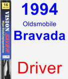 Driver Wiper Blade for 1994 Oldsmobile Bravada - Vision Saver