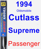 Passenger Wiper Blade for 1994 Oldsmobile Cutlass Supreme - Vision Saver