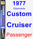 Passenger Wiper Blade for 1977 Oldsmobile Custom Cruiser - Vision Saver