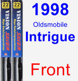 Front Wiper Blade Pack for 1998 Oldsmobile Intrigue - Vision Saver