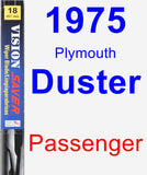 Passenger Wiper Blade for 1975 Plymouth Duster - Vision Saver