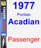 Passenger Wiper Blade for 1977 Pontiac Acadian - Vision Saver