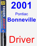 Driver Wiper Blade for 2001 Pontiac Bonneville - Vision Saver