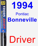 Driver Wiper Blade for 1994 Pontiac Bonneville - Vision Saver