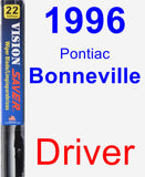 Driver Wiper Blade for 1996 Pontiac Bonneville - Vision Saver