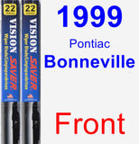 Front Wiper Blade Pack for 1999 Pontiac Bonneville - Vision Saver