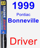 Driver Wiper Blade for 1999 Pontiac Bonneville - Vision Saver