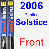 Front Wiper Blade Pack for 2006 Pontiac Solstice - Vision Saver