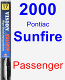 Passenger Wiper Blade for 2000 Pontiac Sunfire - Vision Saver