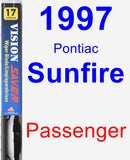 Passenger Wiper Blade for 1997 Pontiac Sunfire - Vision Saver