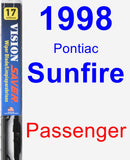 Passenger Wiper Blade for 1998 Pontiac Sunfire - Vision Saver