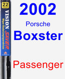 Passenger Wiper Blade for 2002 Porsche Boxster - Vision Saver