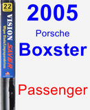 Passenger Wiper Blade for 2005 Porsche Boxster - Vision Saver