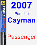 Passenger Wiper Blade for 2007 Porsche Cayman - Vision Saver