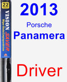 Driver Wiper Blade for 2013 Porsche Panamera - Vision Saver