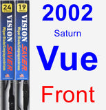 Front Wiper Blade Pack for 2002 Saturn Vue - Vision Saver