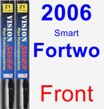 Front Wiper Blade Pack for 2006 Smart Fortwo - Vision Saver