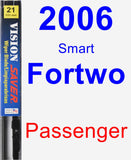 Passenger Wiper Blade for 2006 Smart Fortwo - Vision Saver