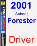 Driver Wiper Blade for 2001 Subaru Forester - Vision Saver