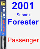 Passenger Wiper Blade for 2001 Subaru Forester - Vision Saver