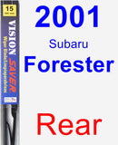 Rear Wiper Blade for 2001 Subaru Forester - Vision Saver