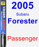 Passenger Wiper Blade for 2005 Subaru Forester - Vision Saver