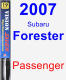 Passenger Wiper Blade for 2007 Subaru Forester - Vision Saver