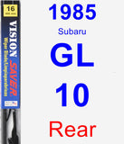 Rear Wiper Blade for 1985 Subaru GL-10 - Vision Saver