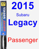 Passenger Wiper Blade for 2015 Subaru Legacy - Vision Saver