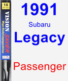 Passenger Wiper Blade for 1991 Subaru Legacy - Vision Saver