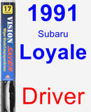 Driver Wiper Blade for 1991 Subaru Loyale - Vision Saver