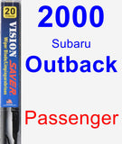 Passenger Wiper Blade for 2000 Subaru Outback - Vision Saver