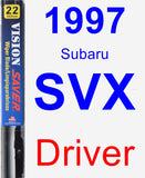 Driver Wiper Blade for 1997 Subaru SVX - Vision Saver