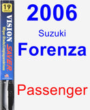 Passenger Wiper Blade for 2006 Suzuki Forenza - Vision Saver