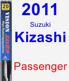 Passenger Wiper Blade for 2011 Suzuki Kizashi - Vision Saver