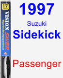 Passenger Wiper Blade for 1997 Suzuki Sidekick - Vision Saver