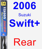 Rear Wiper Blade for 2006 Suzuki Swift+ - Vision Saver