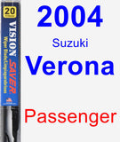 Passenger Wiper Blade for 2004 Suzuki Verona - Vision Saver