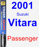 Passenger Wiper Blade for 2001 Suzuki Vitara - Vision Saver