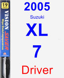 Driver Wiper Blade for 2005 Suzuki XL-7 - Vision Saver