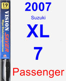 Passenger Wiper Blade for 2007 Suzuki XL-7 - Vision Saver