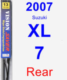 Rear Wiper Blade for 2007 Suzuki XL-7 - Vision Saver