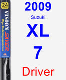 Driver Wiper Blade for 2009 Suzuki XL-7 - Vision Saver