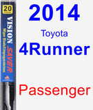 Passenger Wiper Blade for 2014 Toyota 4Runner - Vision Saver