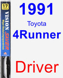 Driver Wiper Blade for 1991 Toyota 4Runner - Vision Saver