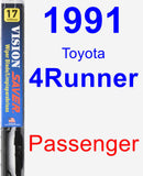 Passenger Wiper Blade for 1991 Toyota 4Runner - Vision Saver