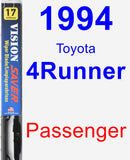 Passenger Wiper Blade for 1994 Toyota 4Runner - Vision Saver