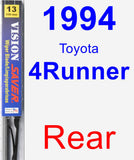 Rear Wiper Blade for 1994 Toyota 4Runner - Vision Saver